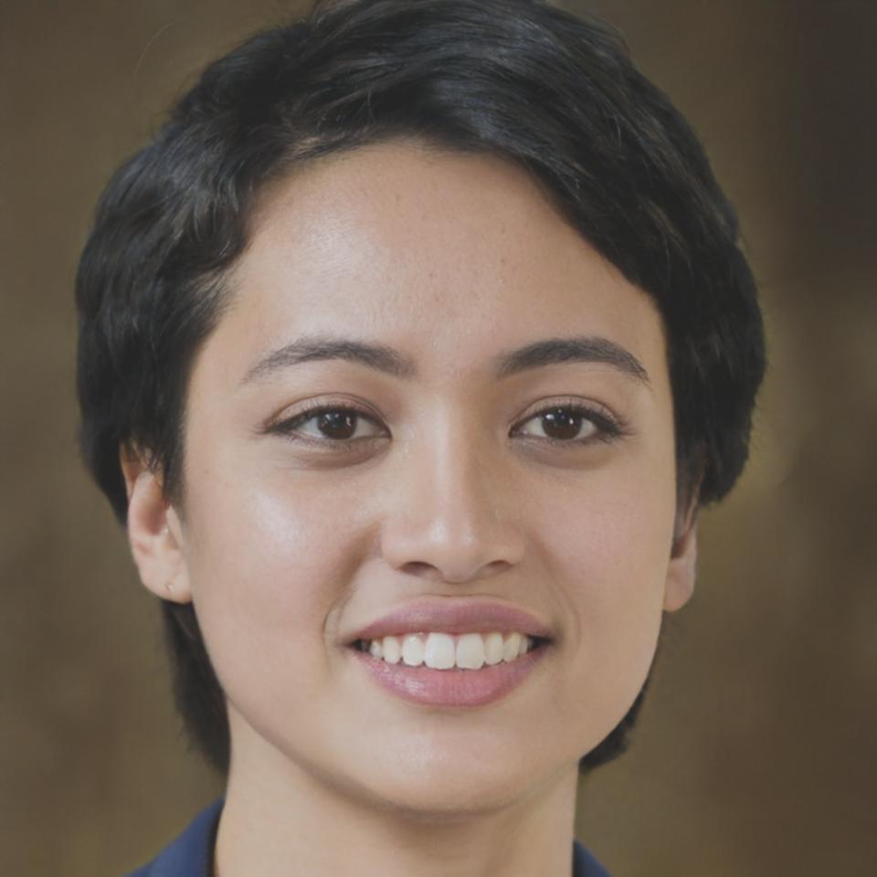 Retrato profesional de mentora experta en análisis de datos financieros y tecnología aplicada